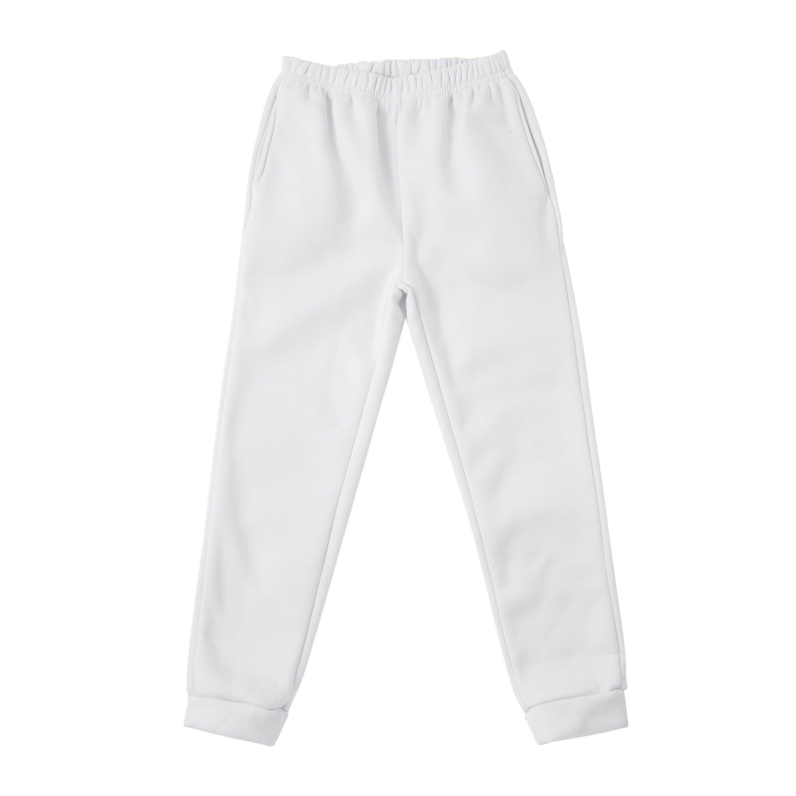 Genérico Pantalones Chandal Niño Pantalones Deportivos de Polar para Niños Cálidos y Cómodos con Puños Elásticos para Jugar