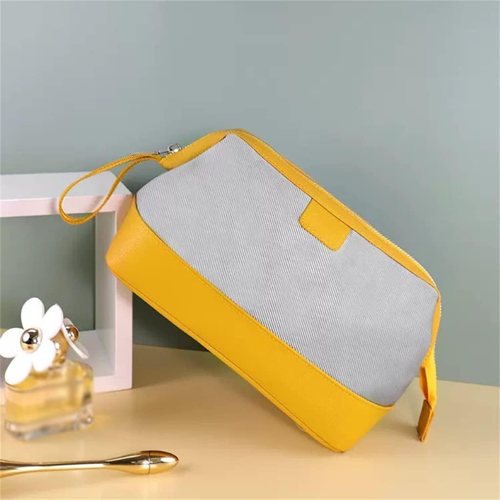 Makeup bag for women, large capacity, super hot travel cosmetics storage, wash image 3