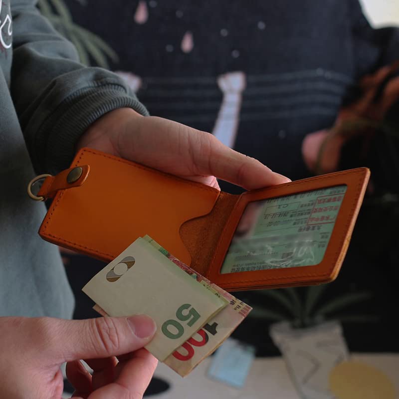 Smycz do identyfikatorów, Etui na identyfikator, Etui na dokumenty Praca w biurze Torba na prawo jazdy ze skóry naturalnej, Smycz Pasek na szyję, Kołowrotek, Etui na karty kredytowe, Portfel, Etui na