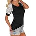 Jushye Womens Blouse, Fashion Ladies Summer Blouse Casual Tops Lace T-Shirt Tee Short Sleeve Stitching Blouse,Hot Sale!