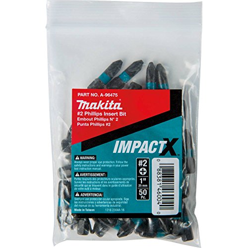 Makita A-96475 Impactx 2 Phillips 1? Insert Bit, 50 Pack, Bulk