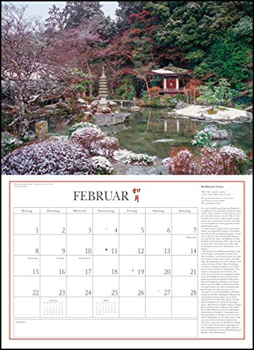 Japanische Gärten 2021 ‒ Broschürenkalender ‒ mit informativen Texten ‒ mit Jahresplaner ‒ Format 42 x 29 cm