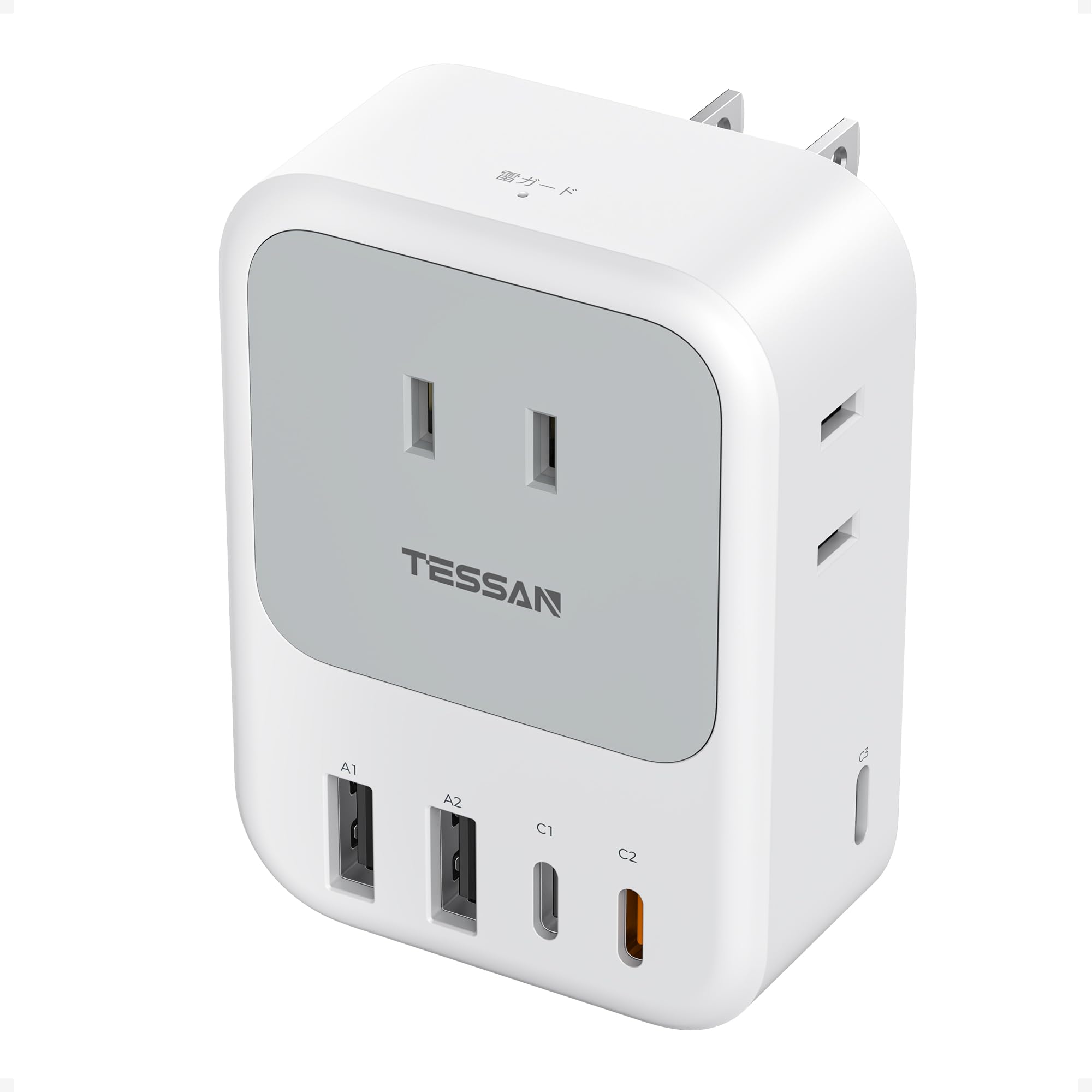 USB コンセントタップ 電源タップ usb-c付き PD 30W対応 TESS…