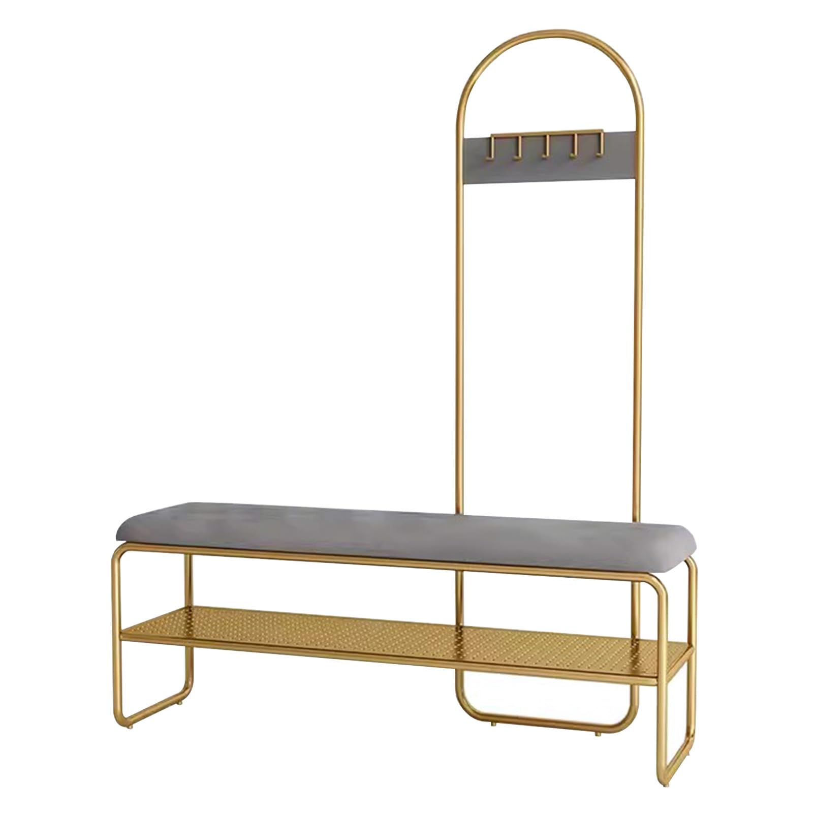 FGXHHS Entryway Hall Tree with Shoe Bench & Coat Rack - Mudroom Sto nizer 5 Hoo for Bedroom, Living Room, and -, Functal, Space-Saving Solut