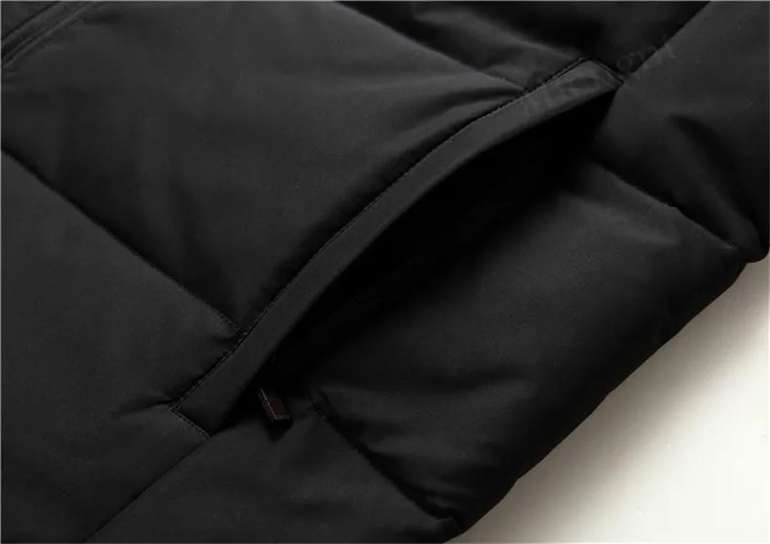 Vogrtcc Chaleco Informal De Plumón De Pato Blanco Para Hombre, Chaqueta De Plumón Sin Mangas De Talla Grande