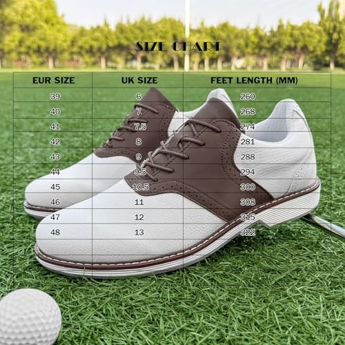 Męskie Buty Golfowe, Skórzane Biznesowe Buty Golfowe Bez Kolców, Klasyczne, Oddychające, Antypoślizgowe, Codzienne Tenisówki Do Gry W Golfa