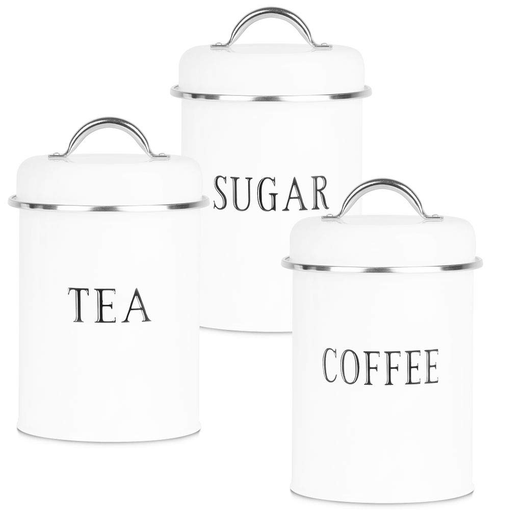 Buy Kitchen Canister Set Airtight Coffee, Sugar, Tea Canister Set