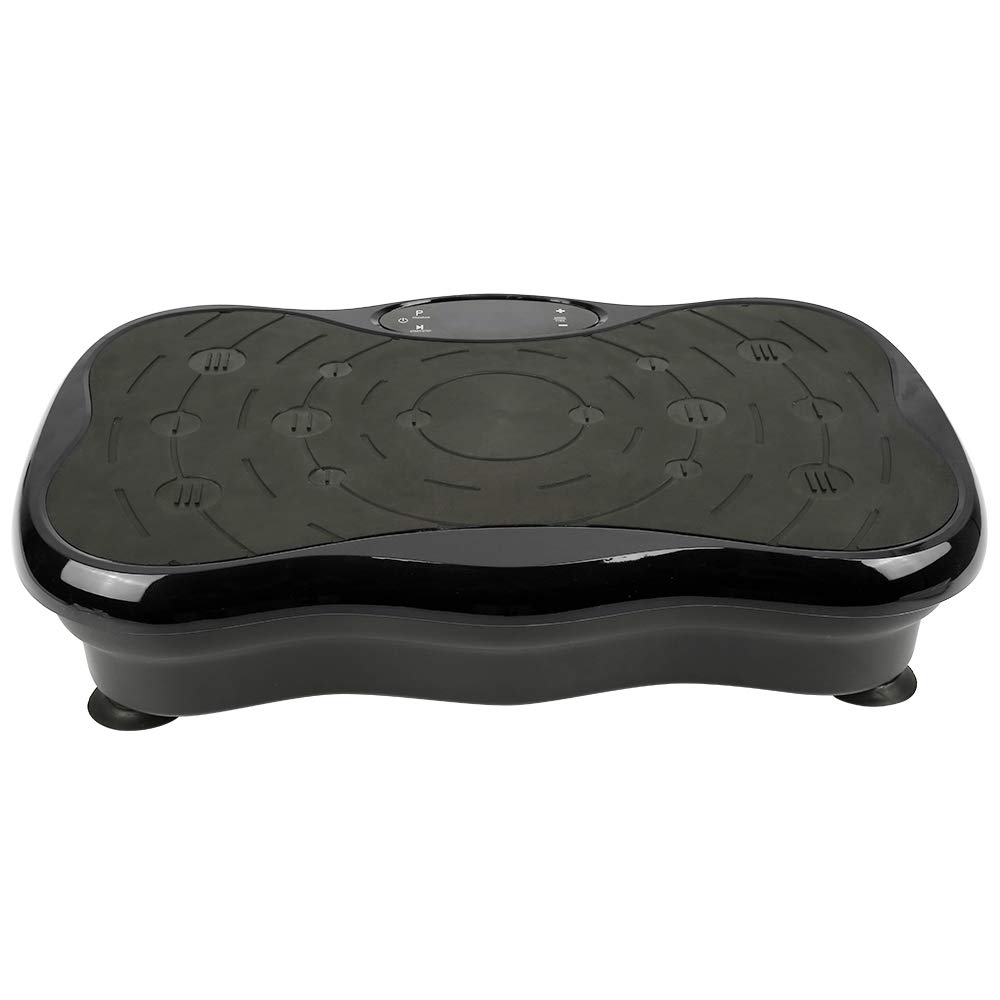 Plateforme Vibrante Oscillante pour Perte de Poids équipement Vibration Debout Corps Machine Maison avec Bluetooth Musique, 200W, 53x32,5x12 cm, exercice à la maison, réduction de la graisse et de la forme