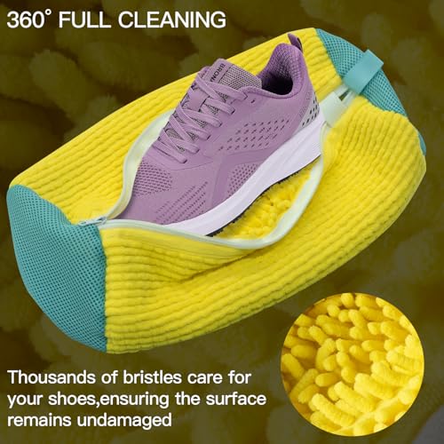 Shoe Washing Machine Bag, Sneaker Cleaning Laundry Reusable Shoe Bag for Washer and Dryer 2PCS for All Shoes4