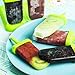 Chuzy Chef Popsicle Molds Set - 6 Pack Bpa Free Silicone Ice Popsicle Molds Green