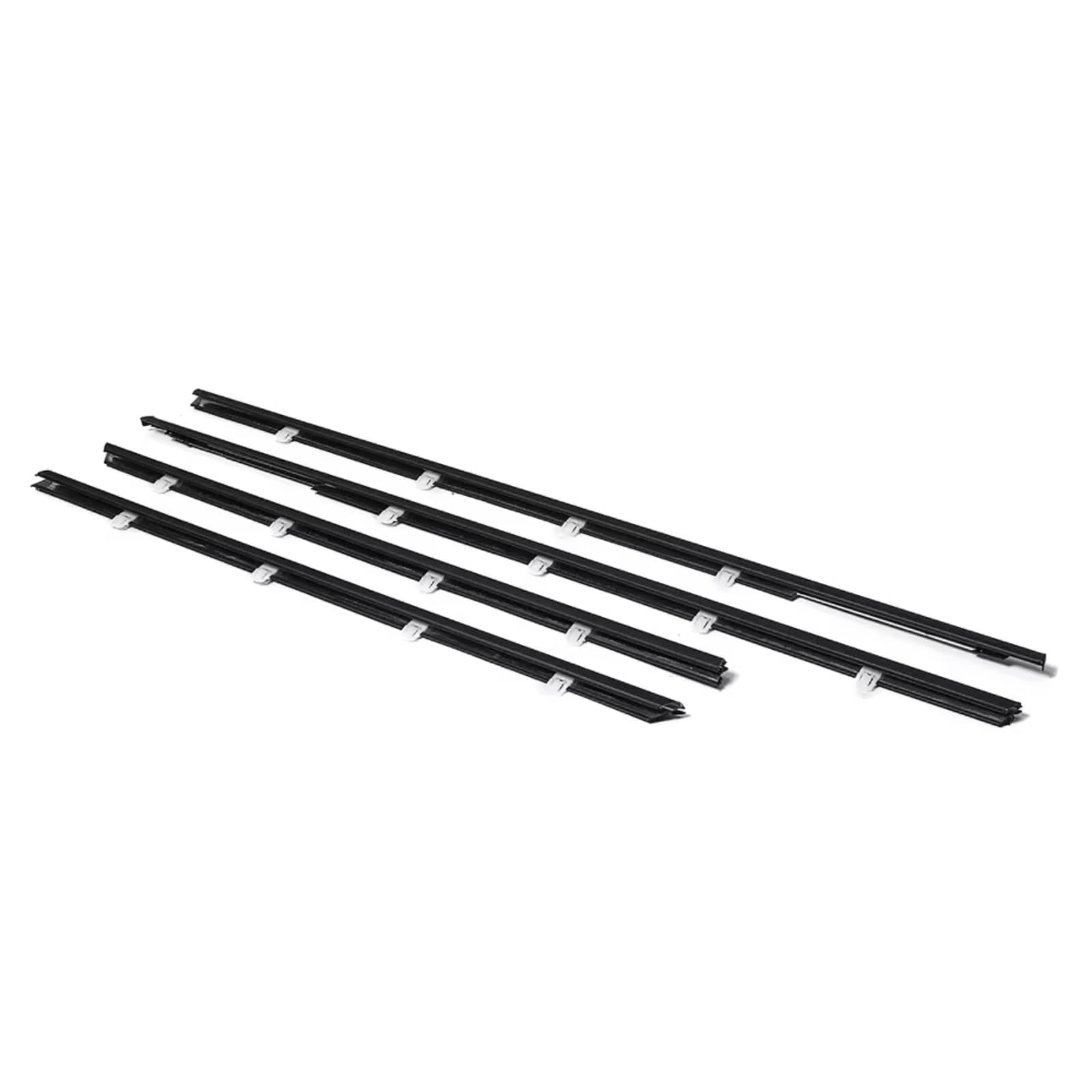 Iukmrt One Color For Civic 2012-2015 Window Weatherstrip Outer Glass Seal Belt Trim Sealing Rubber Strips Waterproof Car Door Seal Protector