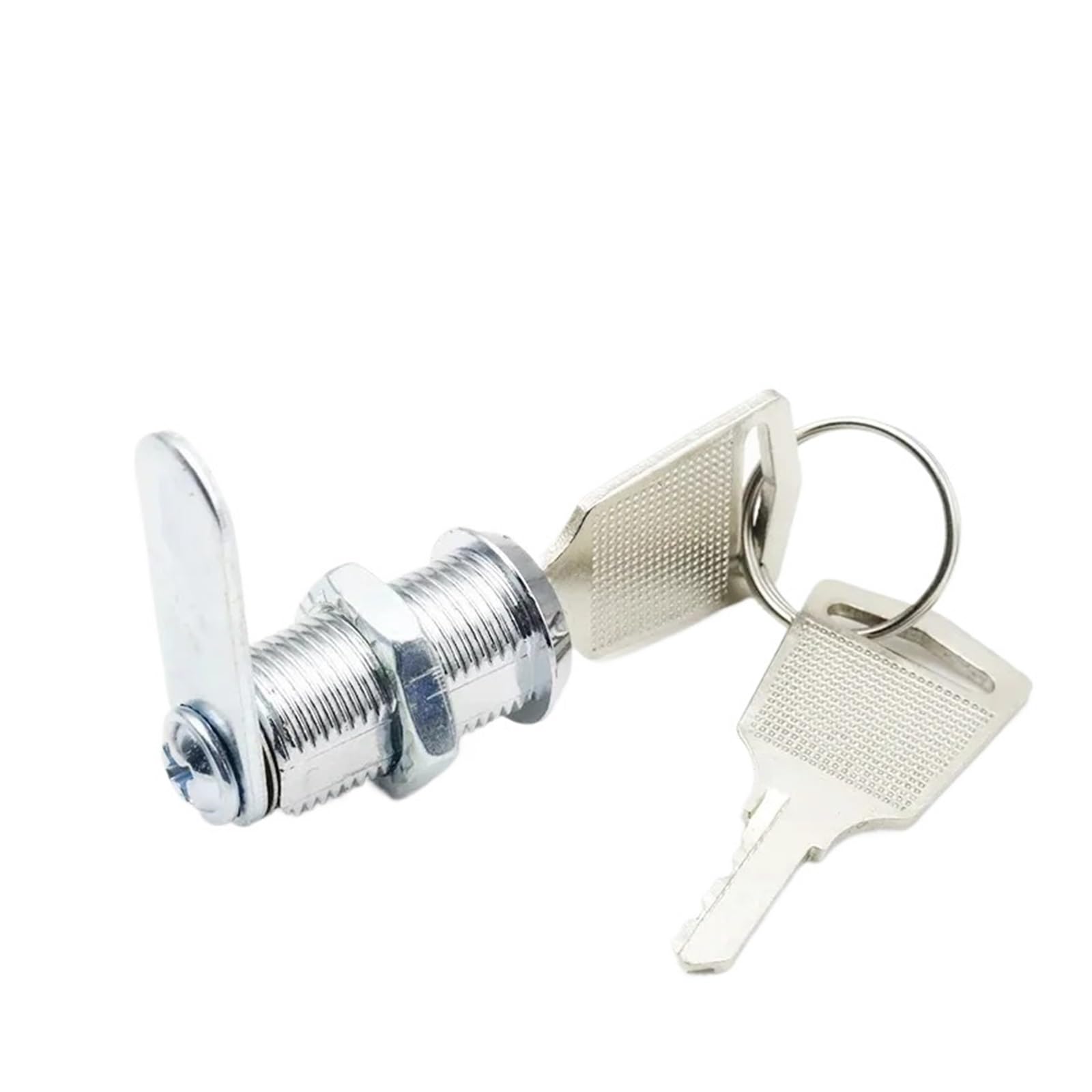Cabinet Locks 2 Sets Mini Cam Lock with Keys Diameter 12mm Zinc Alloy Easy Installed for Cabinet Drawer Furniture Hardware(Length 40mm A)