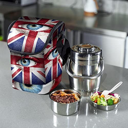 Bolsa de almuerzo reutilizable pequeña y lonchera ligera para mujer 7