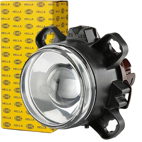 Projecteur halogène HELLA 90mm avec disperseur limpide pour un faisceau lumineux optimal 12V