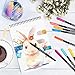 sunacme Dual Brush Art Markers Pen, 48 Colors Artist Marker Pens for Adult Coloring Books, Colored Brush Fineliner Pens for Drawing Sketching Coloring Book Journaling