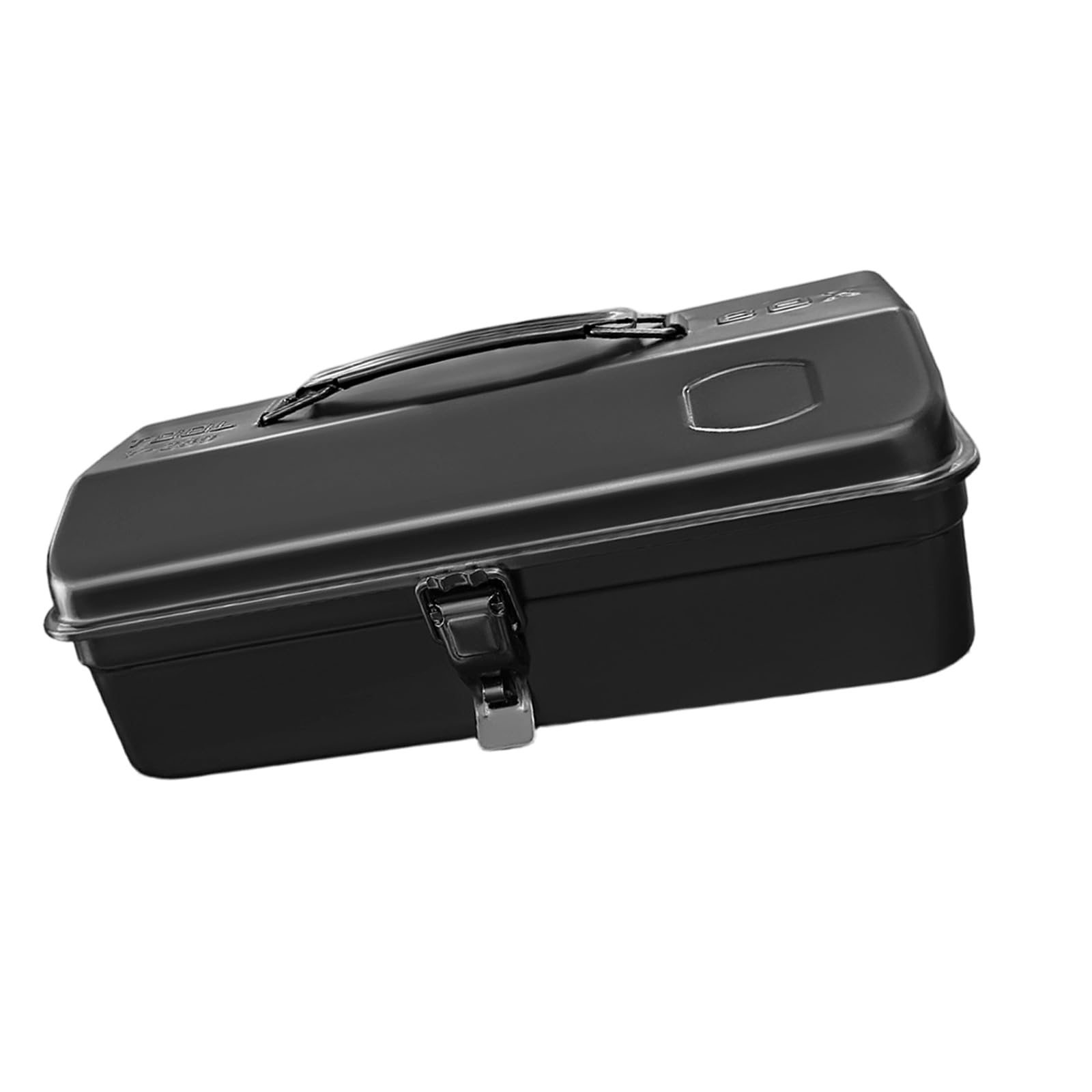 Large Capacity Iron Tool Box Organizers Case with Secure Handle for Transport and Storage of Container Iron Storage Box Professional Technician Tools Carrying Case Workshop Garage
