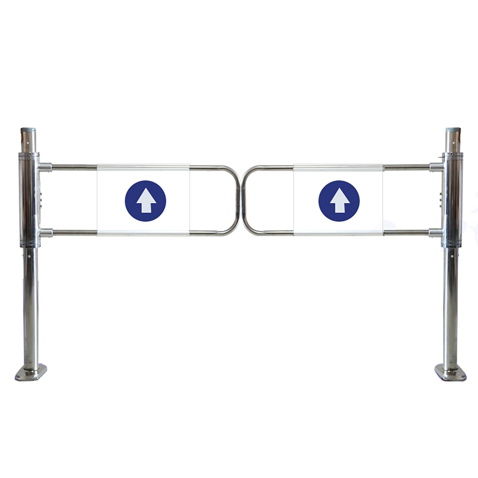 Aioneer Automatic Closing Safety Gate For Pedestrian Access Control, Entrance Swing Gate With Metal Construction, Ideal For Supermarket And High-Traffic Areas-190cm/74.8in
