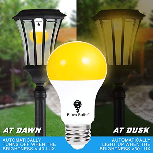 Bluex Bulbs 1596 2 Pack Led Dusk To Dawn A19 Bug Light Bulbs thumb #4