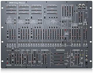Behringer 2600 GRAY MEANIE Special Edition Semi-Modular Analog Synthesizer with 3 VCOs, Multi-Mode VCF and Spring Reverb in 8U Rack-Mount Format