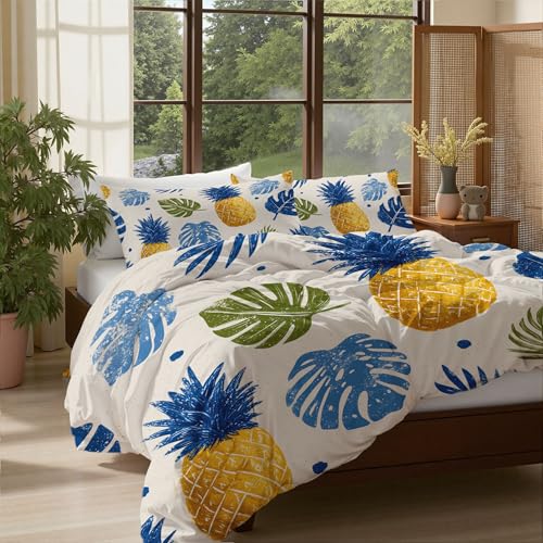 Housse de Couette 200x200cm Microfibre Exotique avec 2 Taies - 3