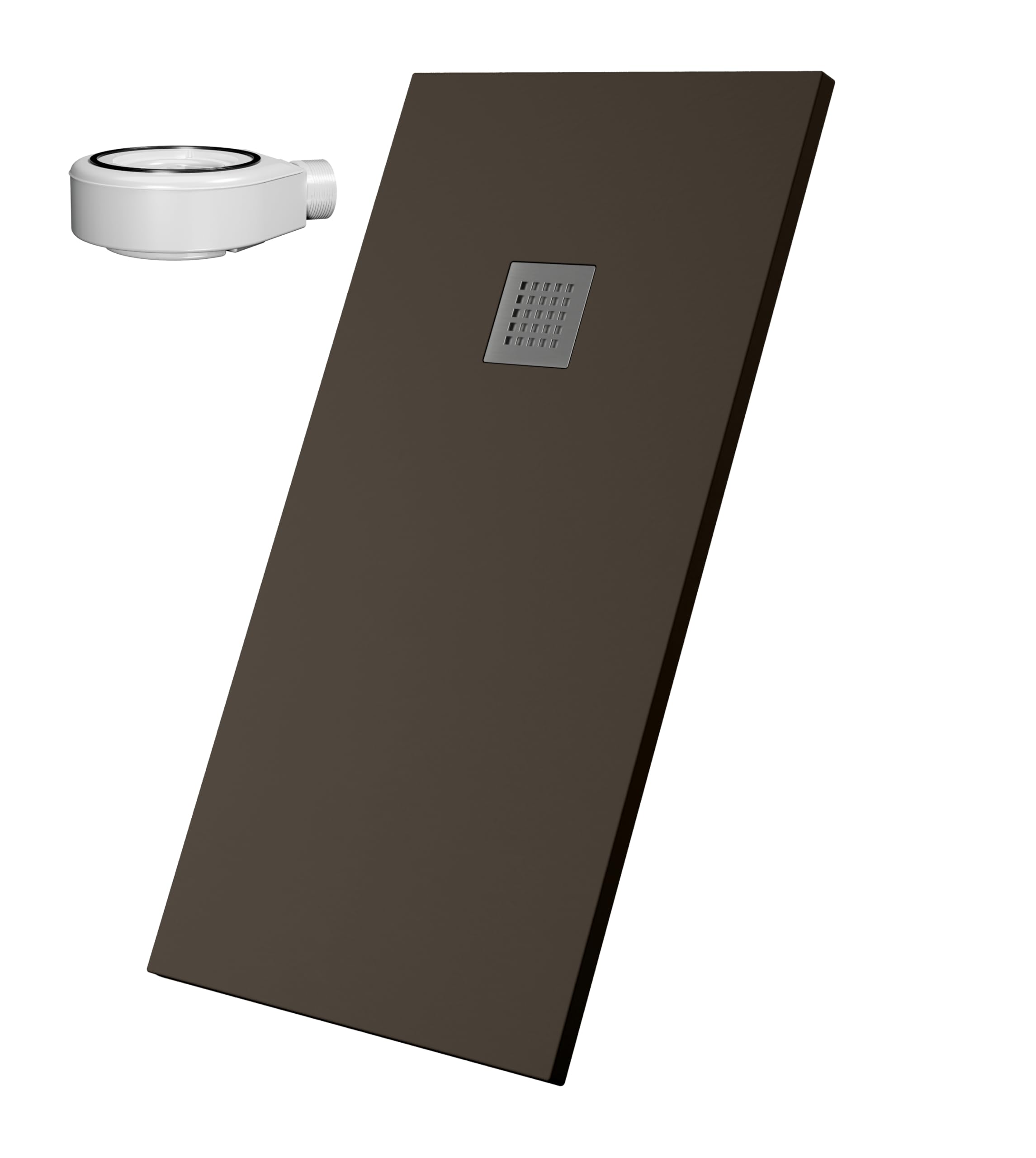 BELLOBATH Piatto Doccia in Resina Antiscivolo Cacao 70x90 cm