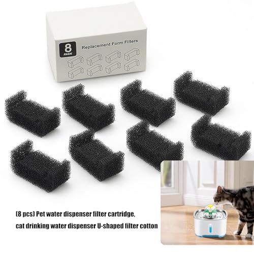 Pack de 8 filtros multilayer para fuentes de agua para gatos miniatura 2