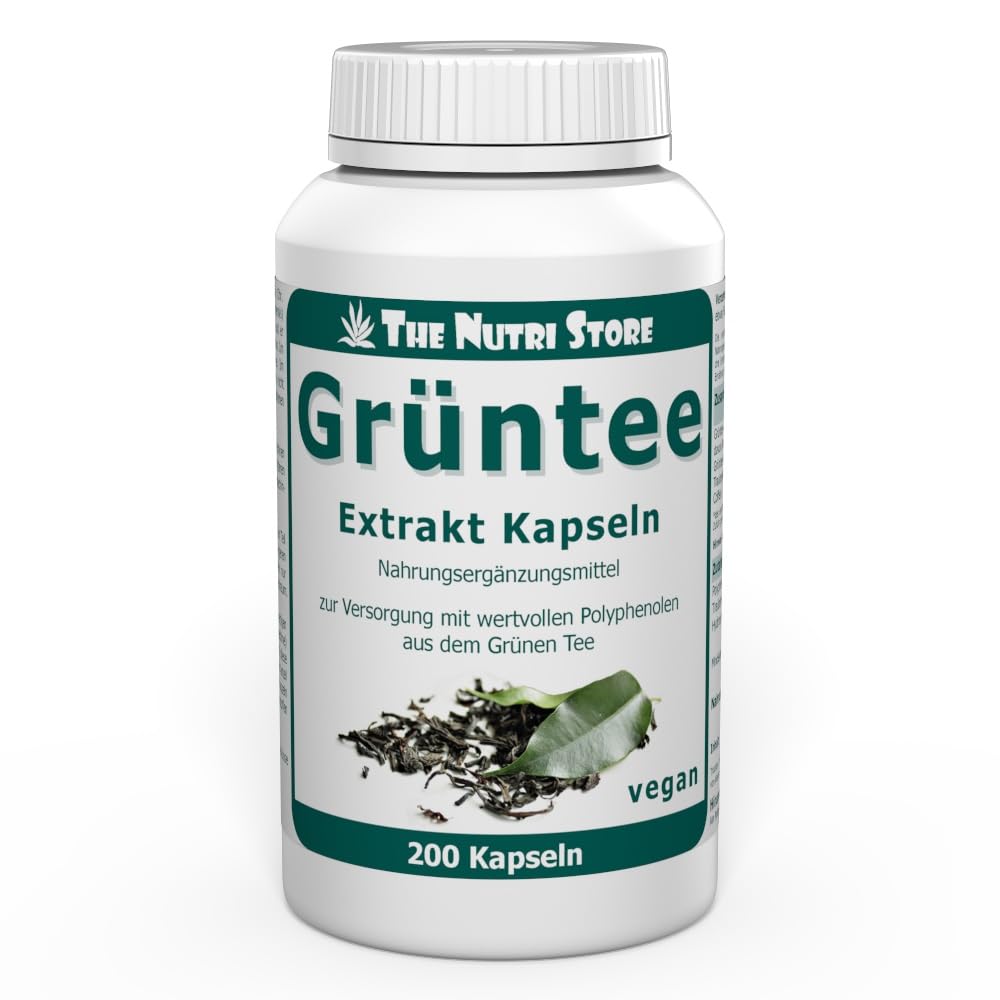 Nutri Store Grüntee Extrakt Kapseln 200 St
