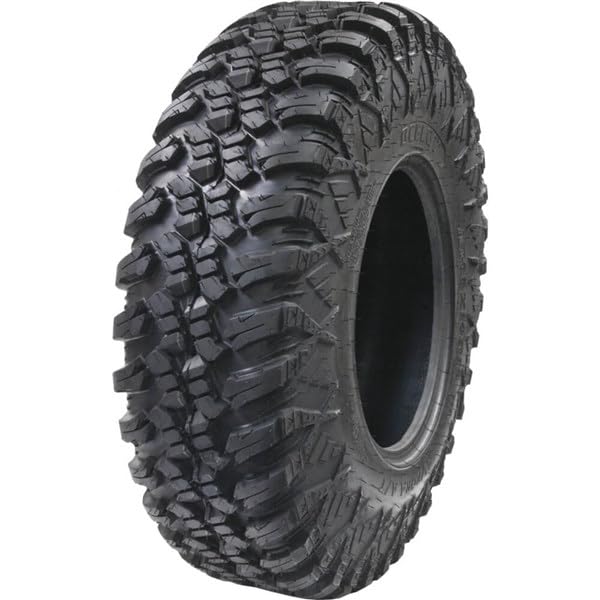 Ocelot Aurora ATV UTV Tire 35 x 10R–15 For All Terrain Style Riding, Durable 10-Ply Radial Construction and Non-Directional Tread Pattern with Thick lugs for Diverse Terrain and Conditions