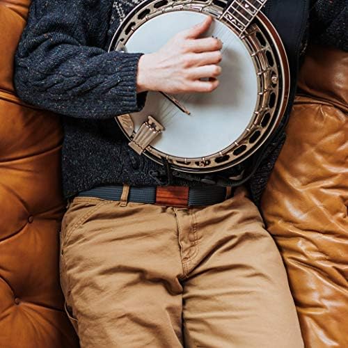 GRIP6 Olive Craftsman Belt: Durable Belts for Men & Women No-Hole, Nylon Tactical Belt for Work, Golf, Casual & Outdoor Use4