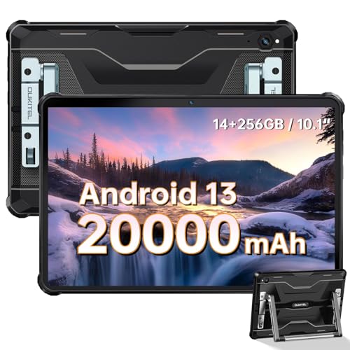 OUKITEL-RT6-Tablet-Computer-14GB256GB-Memory-101-inches-Display-Rugged-Tablet-for-Outdoor-Activities