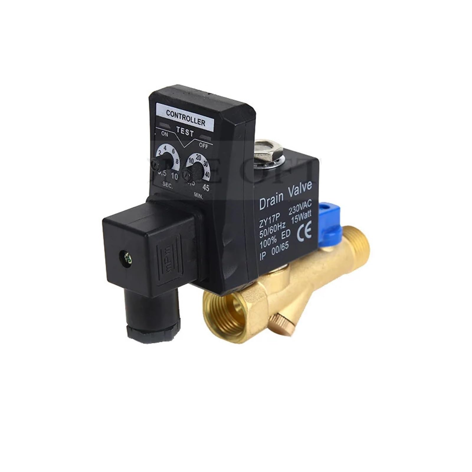 LNHHG 16Bar 16bar Drain Valve G1/2” Air Compressor Storage Tank Filter Automatic Timer 220 Solenoid Split Type Integrated(AC220,Integrated)