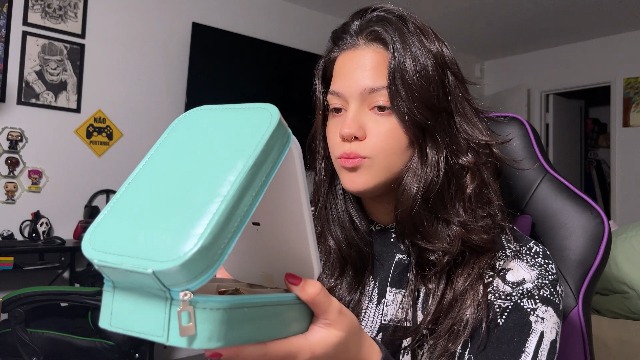 Amazon.com : Small Travel LED Makeup Mirror Case with 3 Adjustable