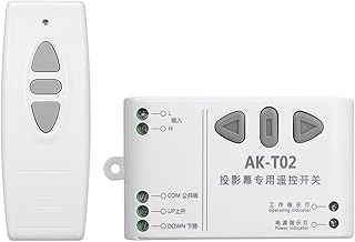 Smart Home 433Mhz AC 220V Motor Controlador Remoto Sem Fio Interruptor de Controle Remoto para Tela de Projeção Cima Baixo Parar Tubular Motor Controlador Motor Frente Reverso TX RX