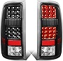 DNA MOTORING TL-GMCSIE07-LED-BK-CL LED Tail Light Assembly Driver & Passenger Side [Compatible with 07-14 GMC Sierra 1500 2500HD 3500HD]