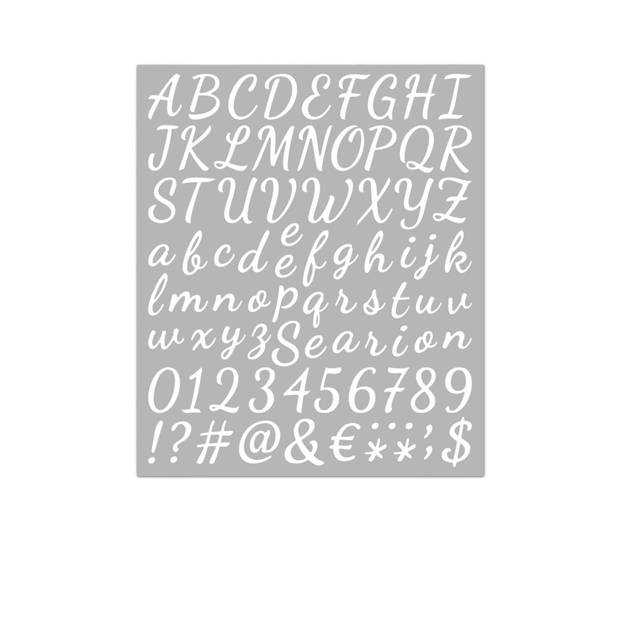 1 Inch Waterproof Alphabet Stickers - 5 Sheets of DIY Craft Letters, Numbers & Symbols for Home Decor and Labeling(Color3)