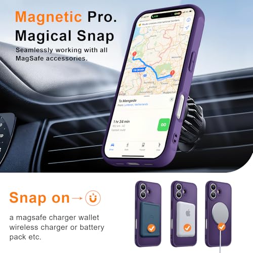 Image of MOCCA Magnetic Shockproof for iPhone 17 Case,Deep Purple