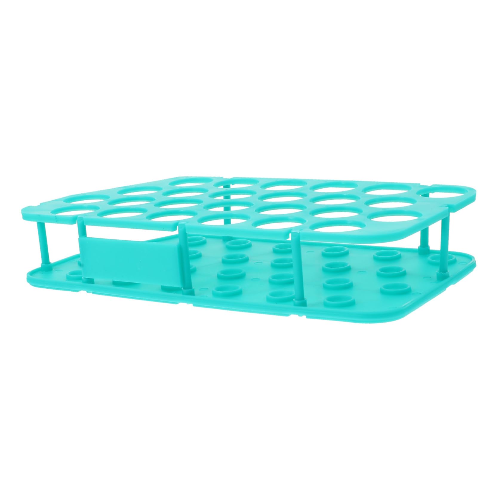 KICHOUSE 1pc Rack Test Tube Rack Stand Lightweight Test Tube Stand Empty Test Tube Stand Mount Test Tube Holder Laboratory Tool Plastic Green