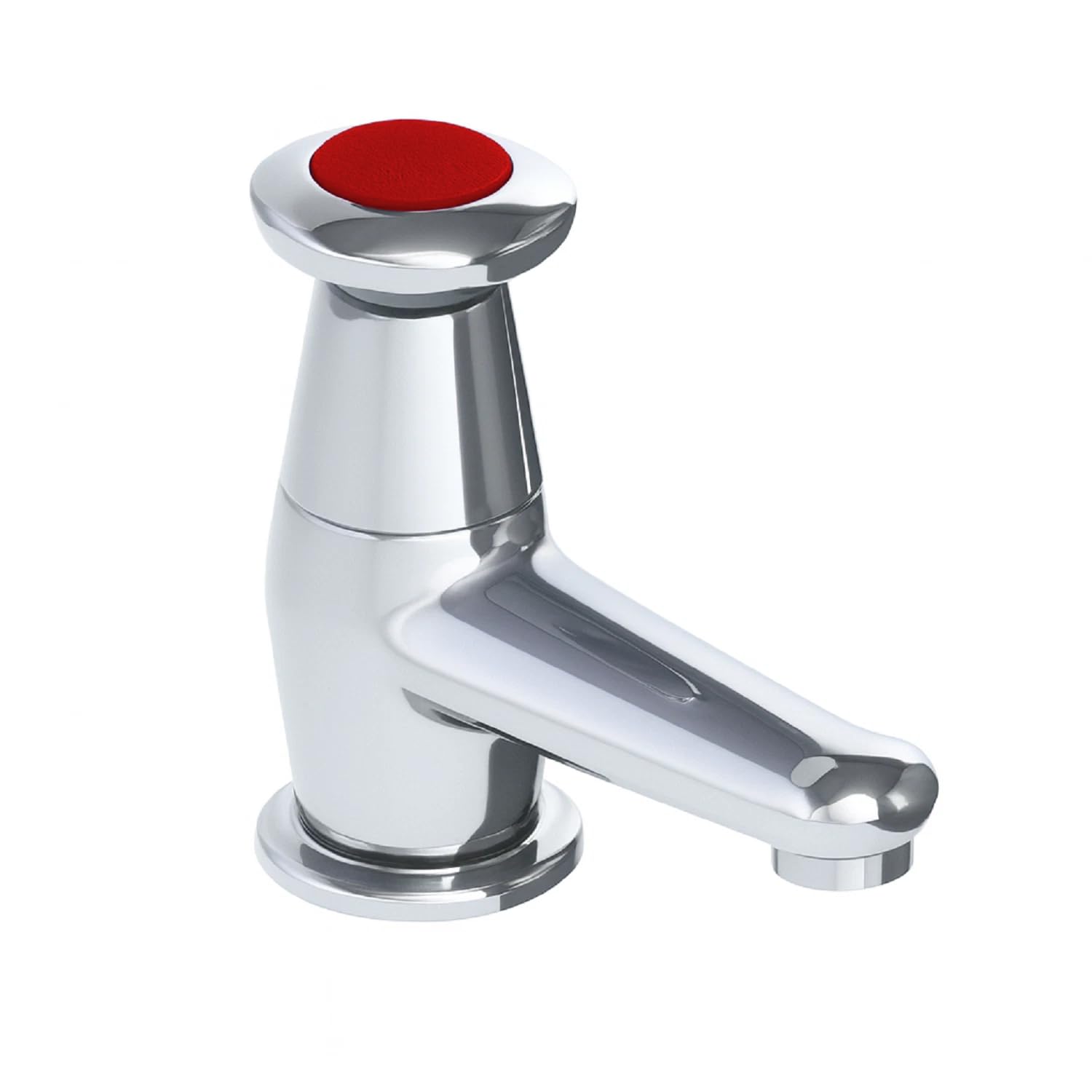 1x Performa P876 Self Closing Basin Tap Hot | Chrome Finish | Durable Brass Body