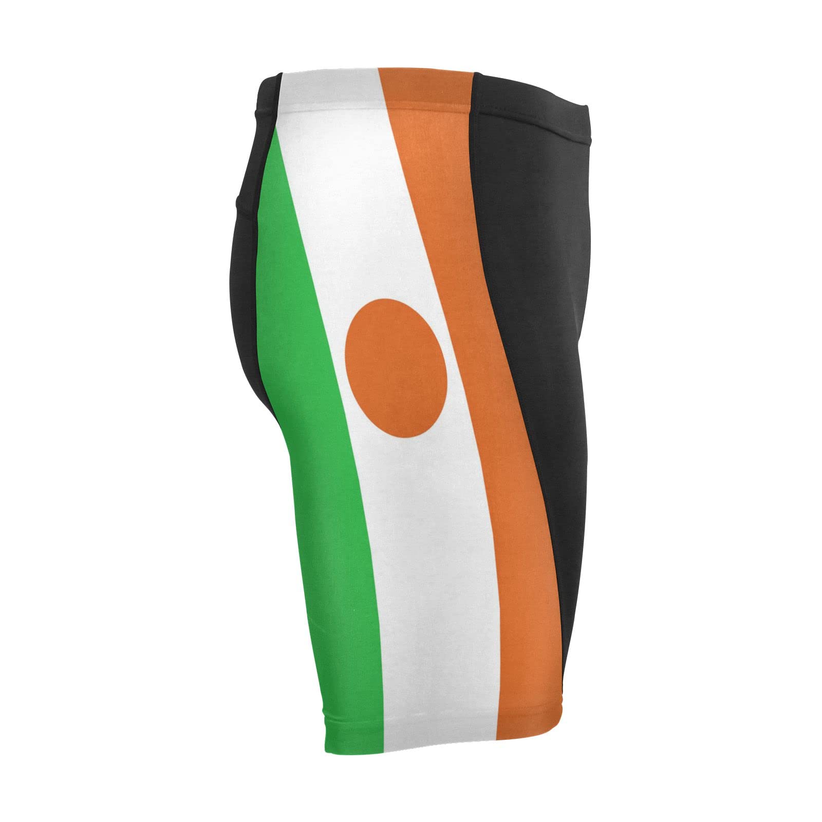 Niger Flag Men's Bike Shorts Padded Cycling Bicycle Biking Shorts Tight Multicolor