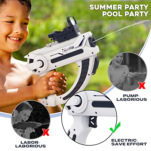 Electric Water Gun Squirt Gun Automatic Water Blaster Super Guns Soaker Squirt Summer Shooter Gun Toy For Girls Outdoor Swimming Beach Water Fighting Toys #TOP3