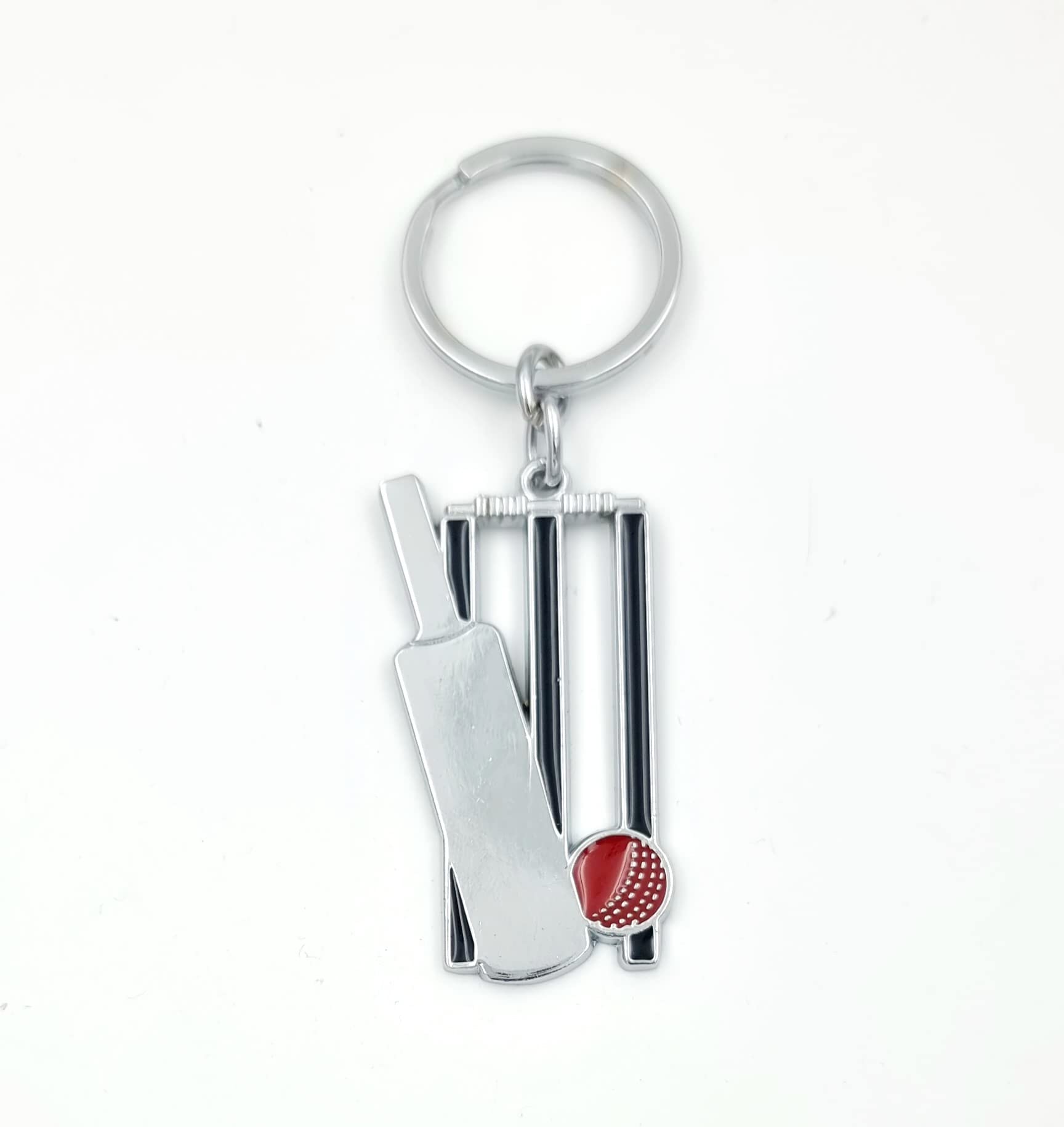 5G Retail Limited Edition Metal Bat with Ball 3D Keychain,Silver for Gifting Cricket-image-21