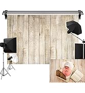 Amazon | Kate 3x2m 木目調 背景布 白い木製の板 背景紙 テクスチャ