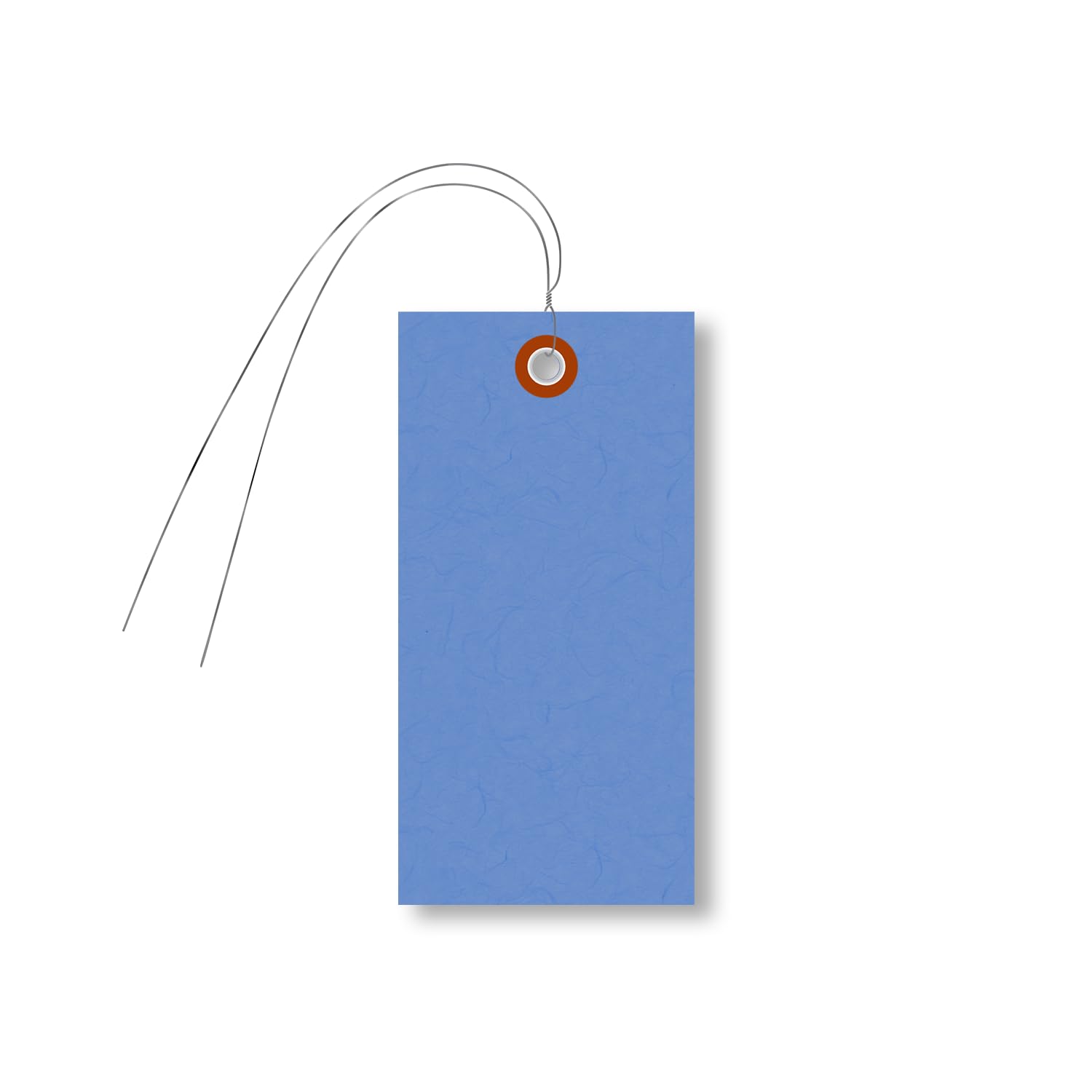 SmartSign Lot de 1000 étiquettes d'expédition Tyvek avec fil de fer Bleu 11,9 x 7,9 cm