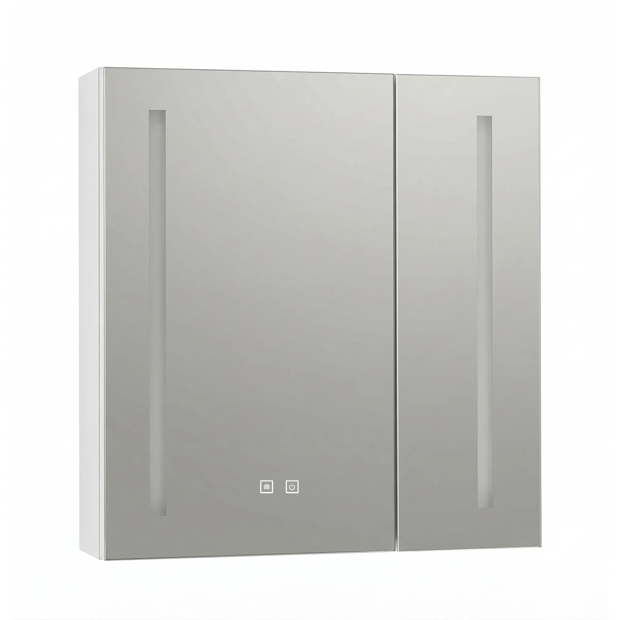 Rea - Szafka Z Lustrem Led M1015-60 60x65 60x65 Led - Tworzywo Sztuczne - 13x60x65cm