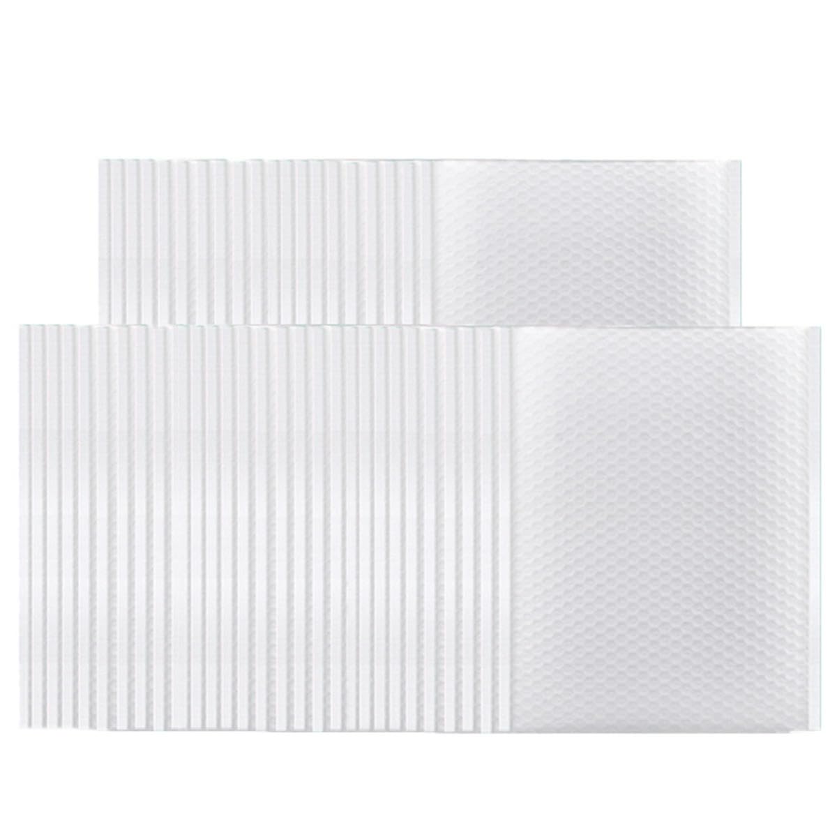 Koperta bąbelkowa Biała, bąbelkowa, odporna na wstrząsy, samoprzylepna, koperta wyściełana do kopert z wyściółką(18x23cm 50PCS)