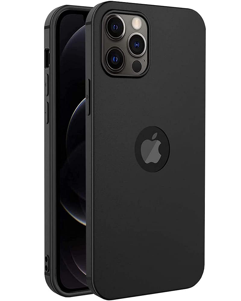 Slim TPU Camera Protection Back Case Cover for iPhone 12 / iPhone 12 Pro (Soft|TPU|Black)