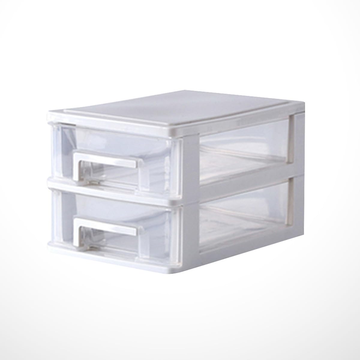 Transparente Kunststoff aufbewahrungsbox Lagigem Schubladenschrank Mittlere Multifunktional Tragbar als Schreibtisch organizer für Büro Wohnzimmer und Bad