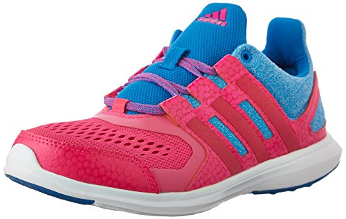 adidas Performance Hyperfast 2.0 K Running Shoe (Little Kid/Big Kid),Shock Blue/Shock Pink/Bold Pink,6 M US Big Kid