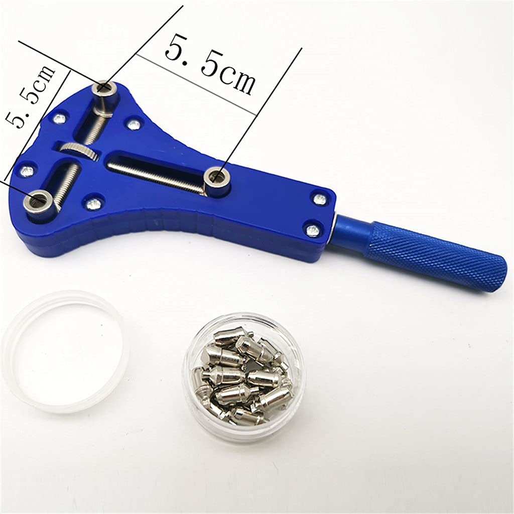 SePkus Herramientas para Relojes Correas Reparación Junta Lubricante Tornillo Banda Kit Movimiento Cuero (B)