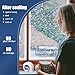 Breliter Heavy Duty Window Weather Sealing Tape - Transparent Window Tape for Winter and AC Insulation, No Mess Winter Window Seal Kit - 2 Inch Wide 90 FT Long